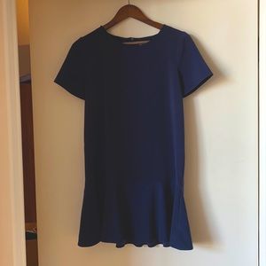 MNG suit collection navy blue mini dress